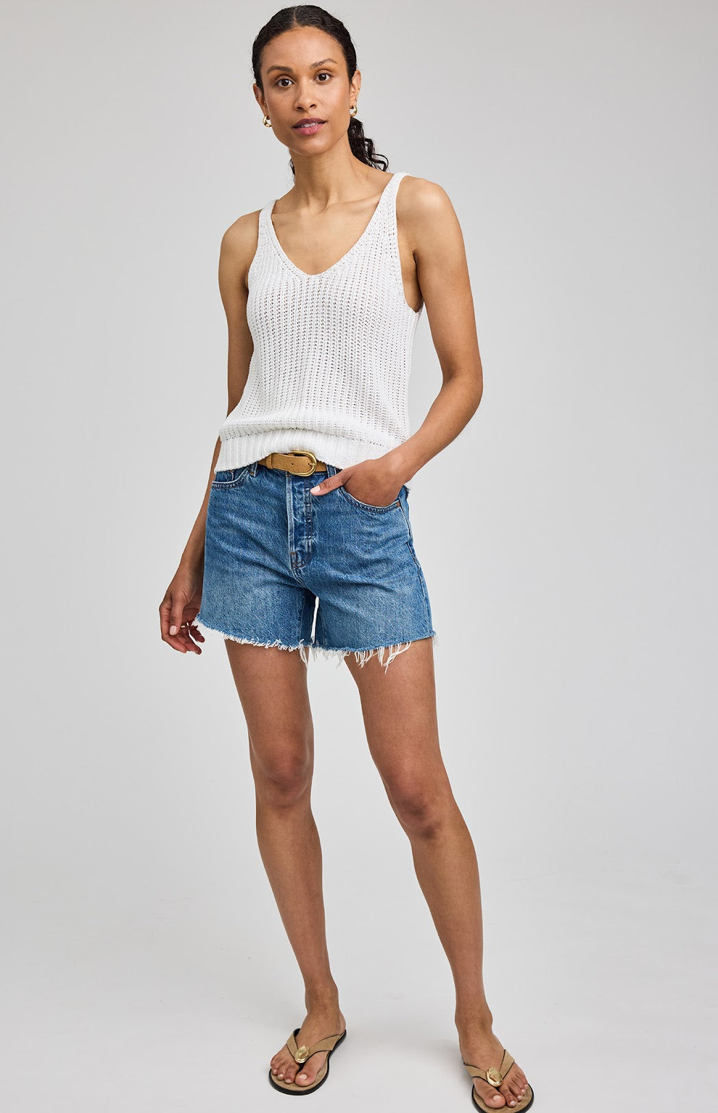 Lizzie Tank- WHITE