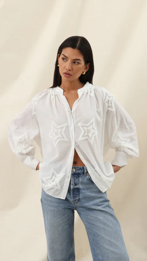 The Estelle Shirt- WHITE