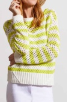 Lime Stripe Sweater