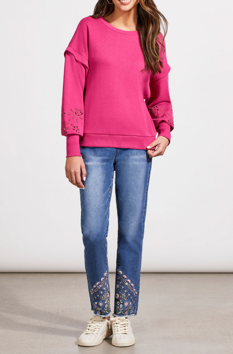 Marci Pullover- Magenta