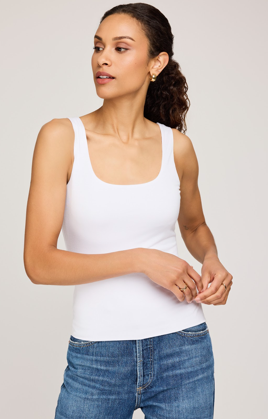 Blanche Tank- WHITE