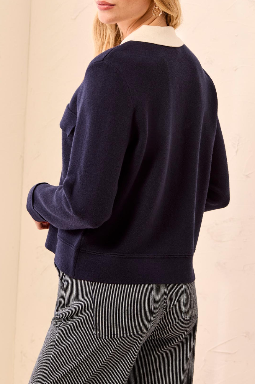 Jessica Collared Cardigan
