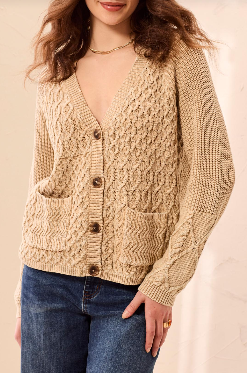Perrie Cableknit Cardigan
