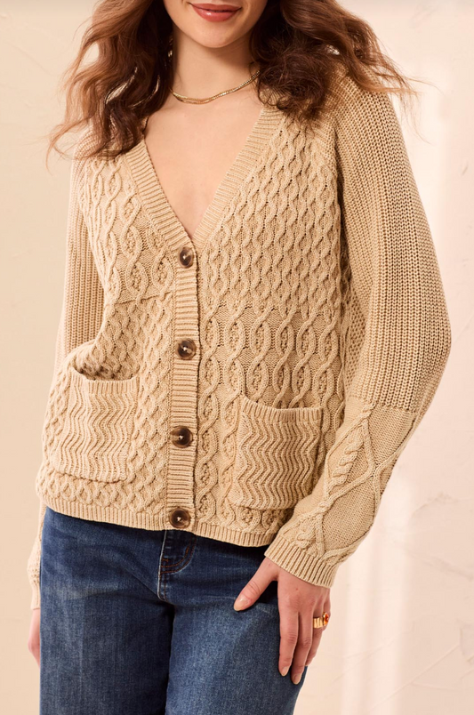 Perrie Cableknit Cardigan