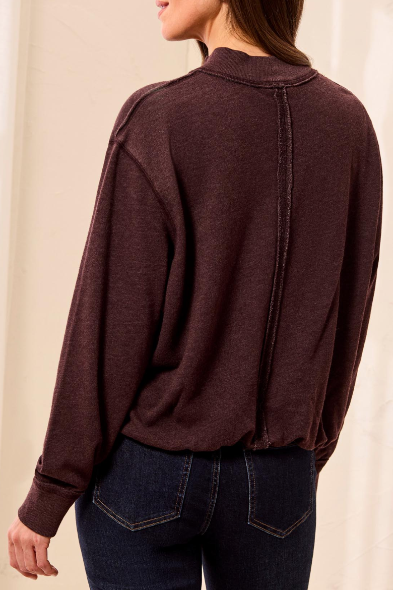 Robbie Sweatshirt- CHERRY BROWN
