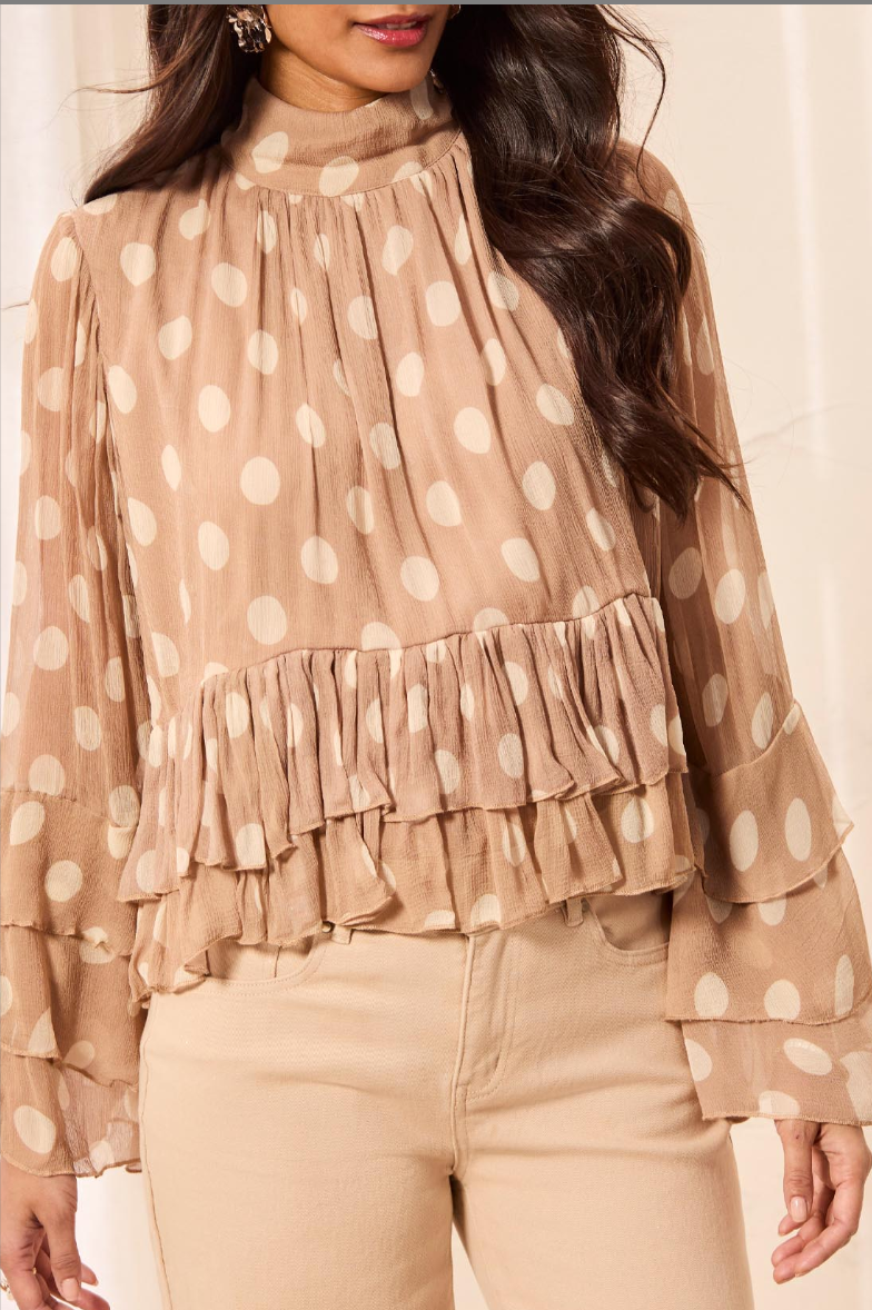 Miley Polka Dot Blouse