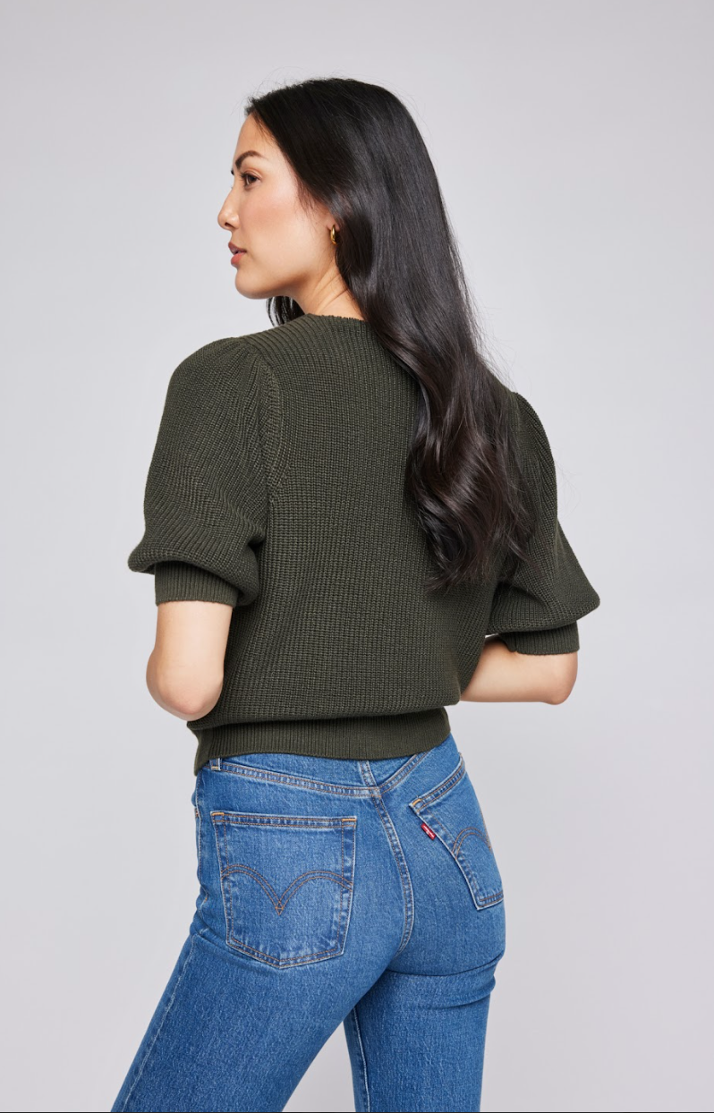 The Phoebe Sweater- OLIVE