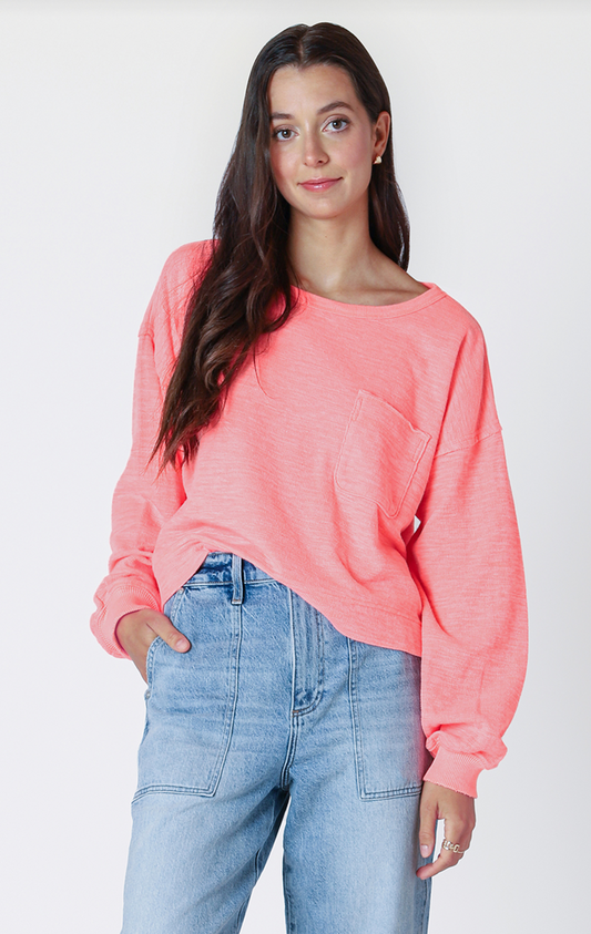 Margaret Coral Sweatshirt