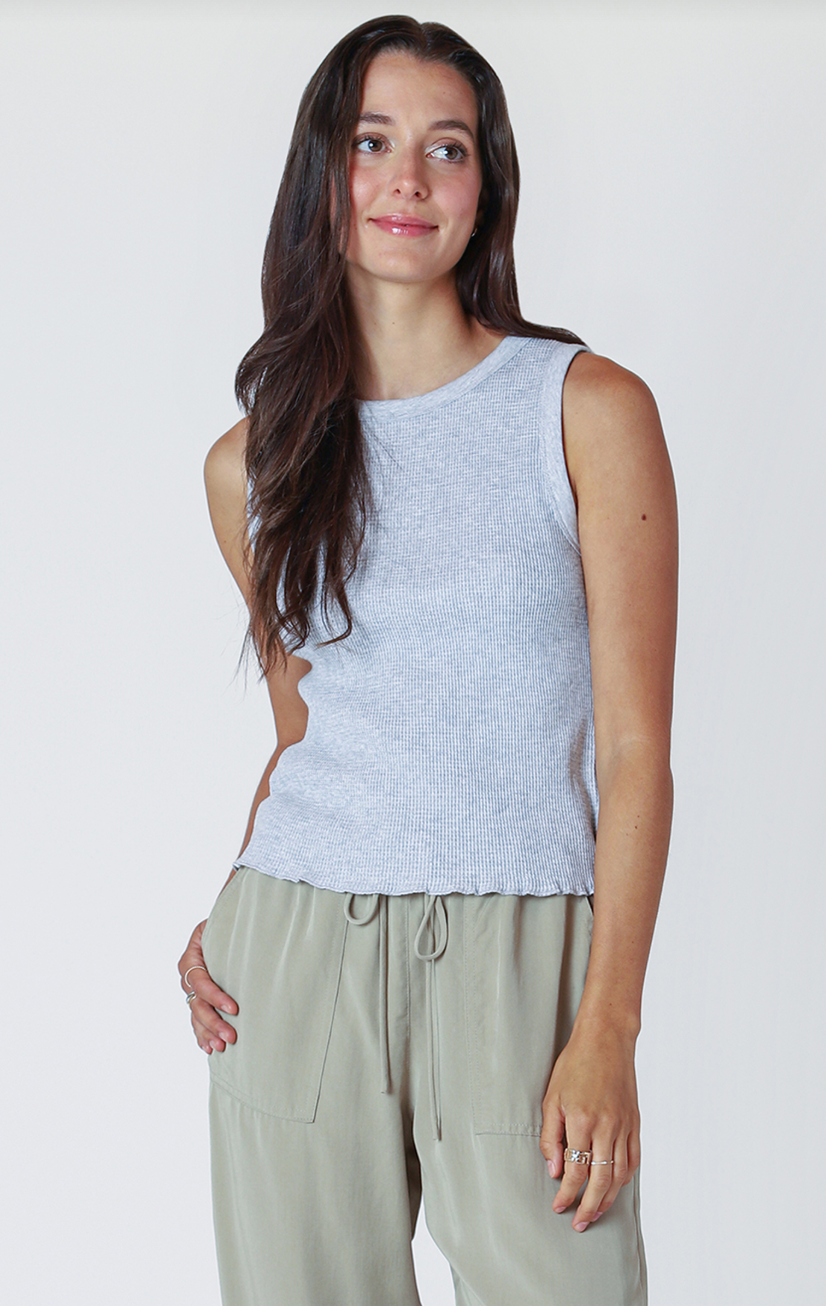 Masha Tank-HEATHER GREY