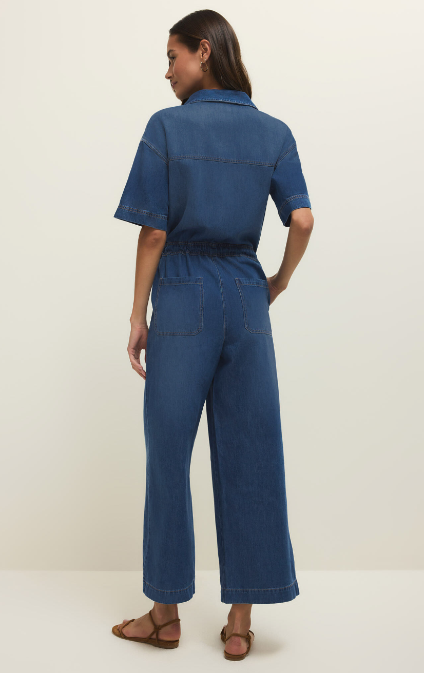 Elise Denim Jumpsuit