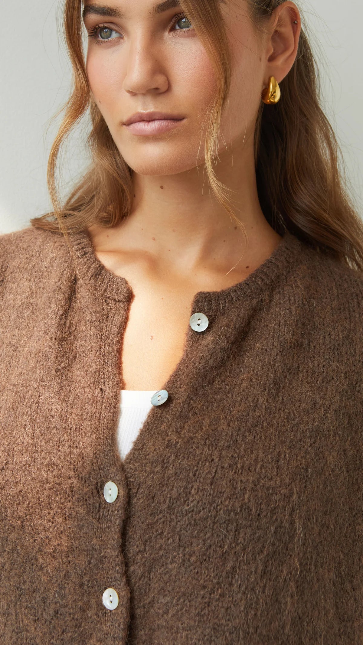 Emme Cardigan- ESPRESSO