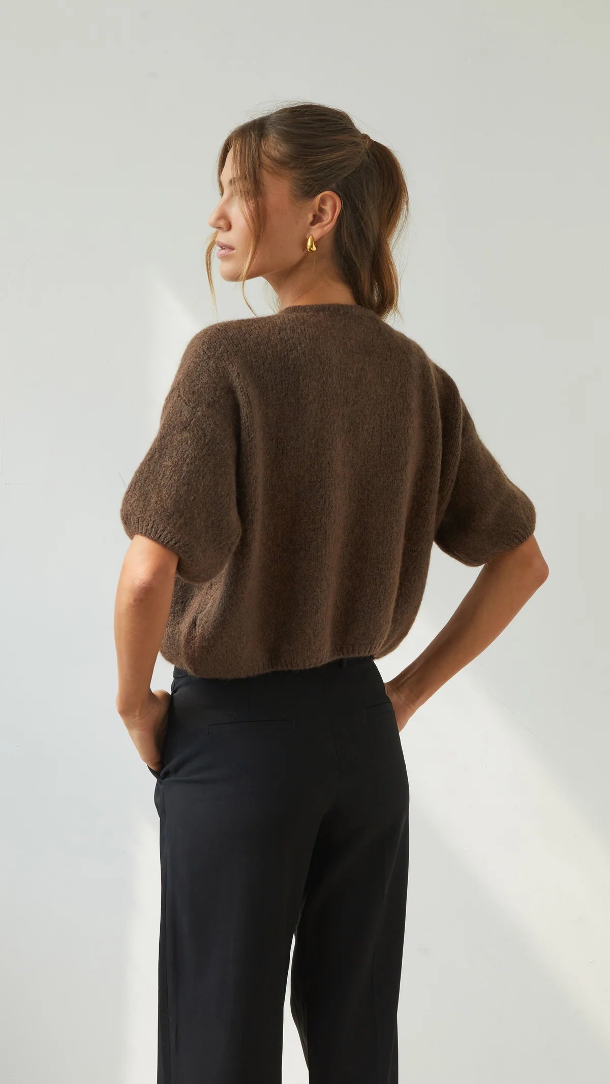 Emme Cardigan- ESPRESSO