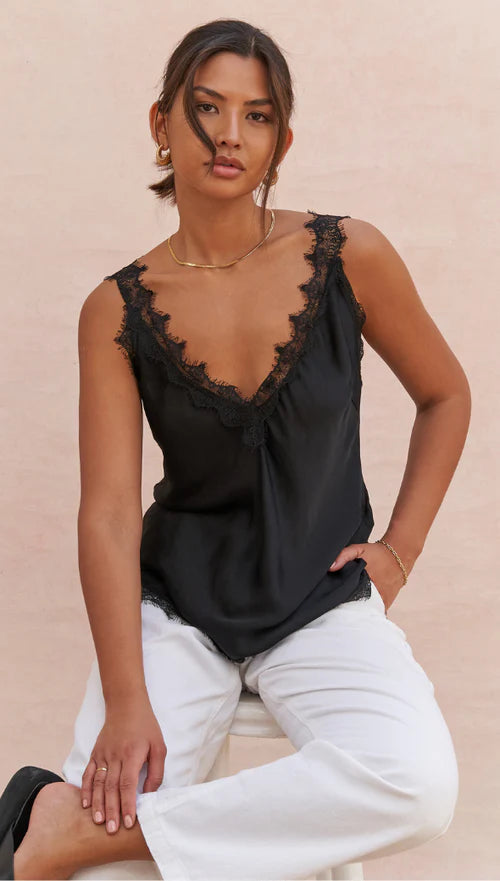 Solange Camisole- BLACK