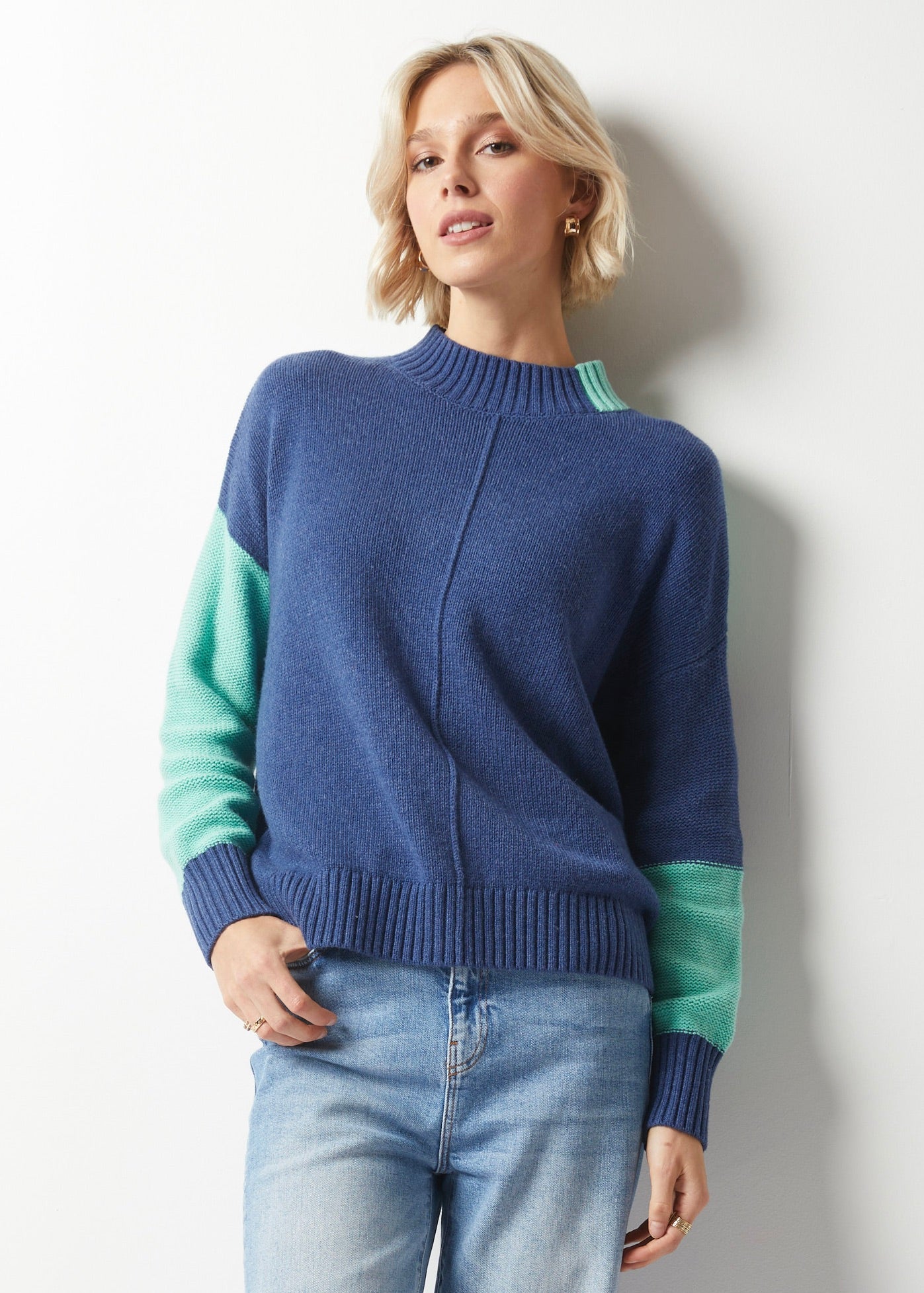 Denim Tone Sweater