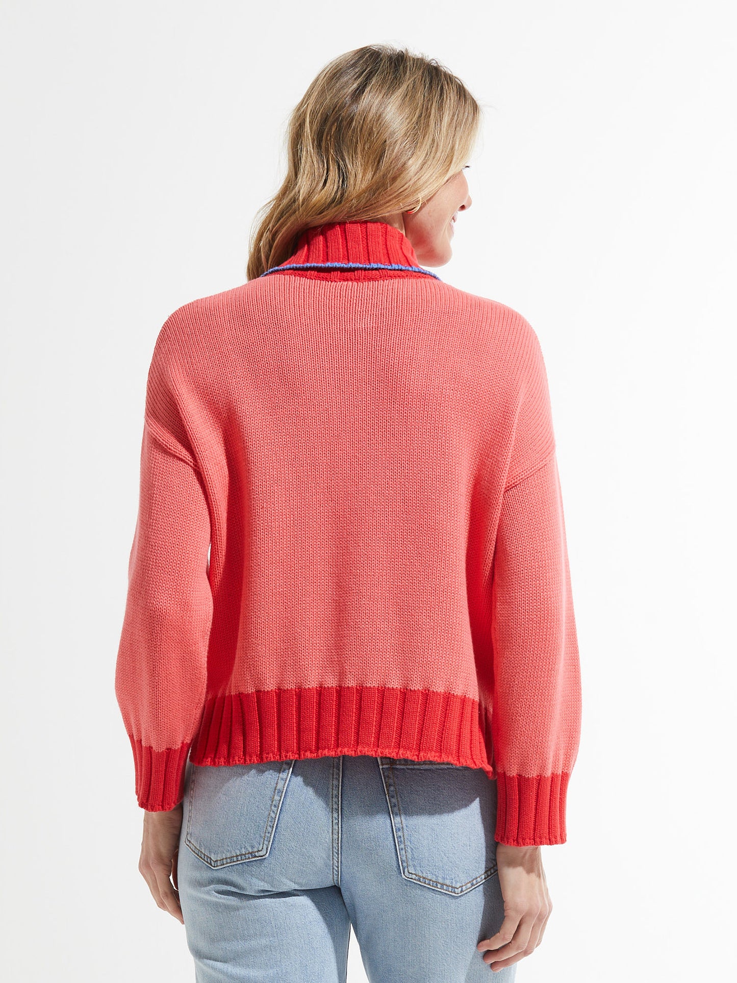 Collared Cardi- CORAL