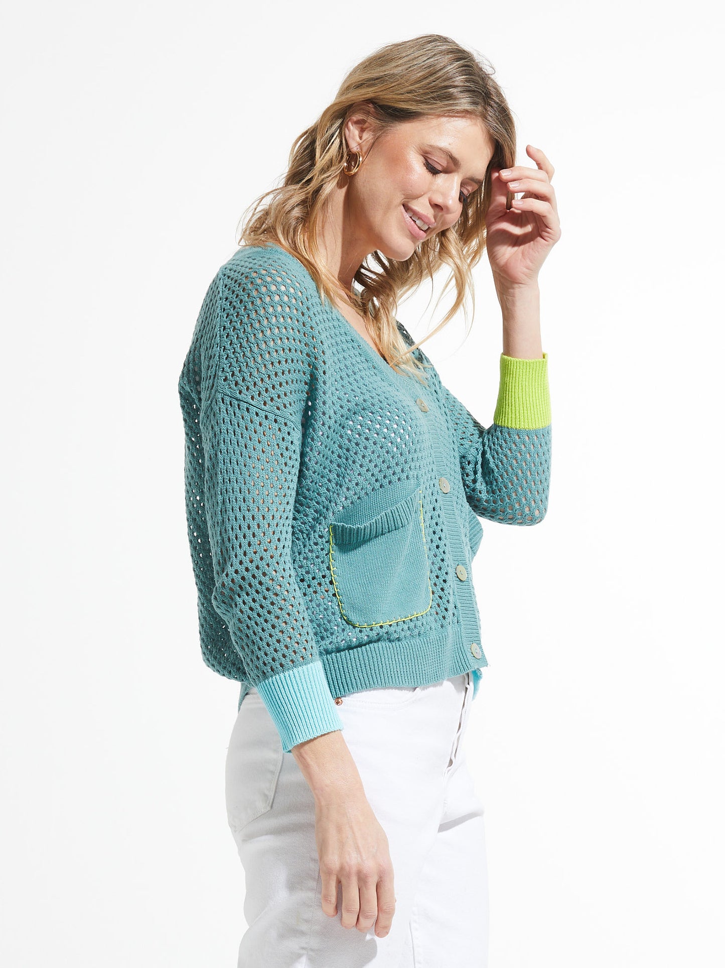 Holey Cardi