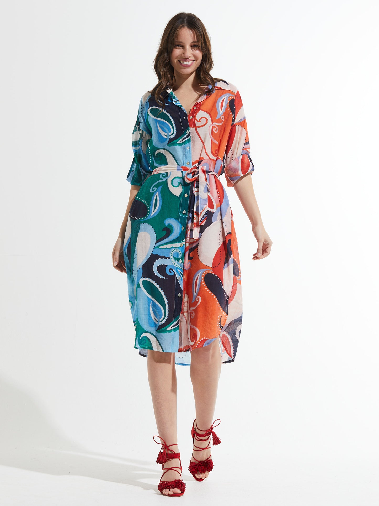 Dream Land Shirt Dress