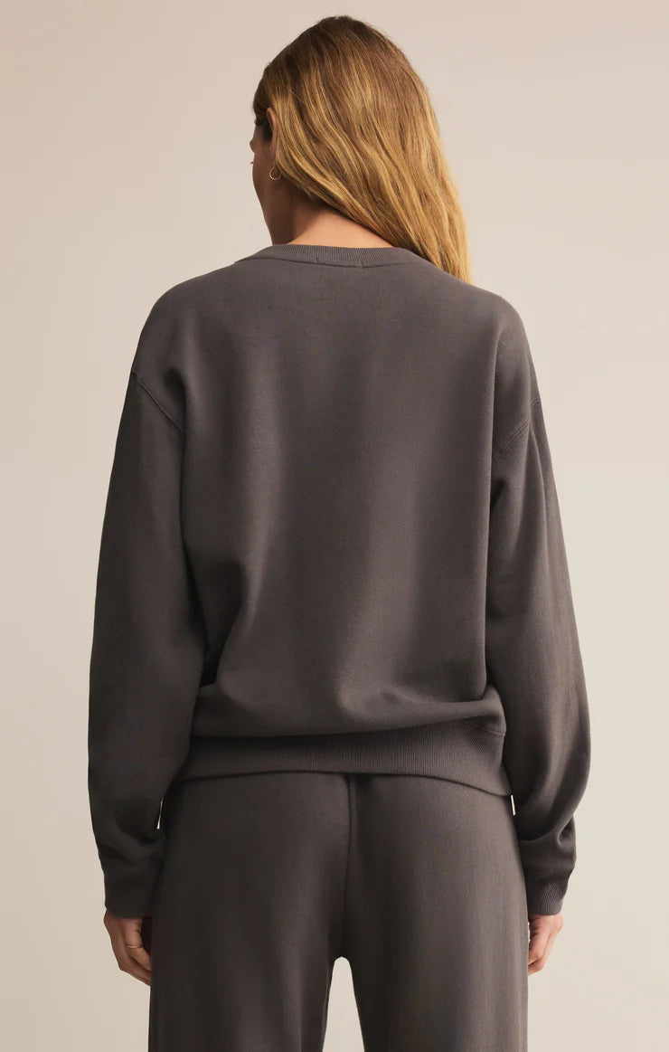 Boyfriend Cotton Sweatshirt