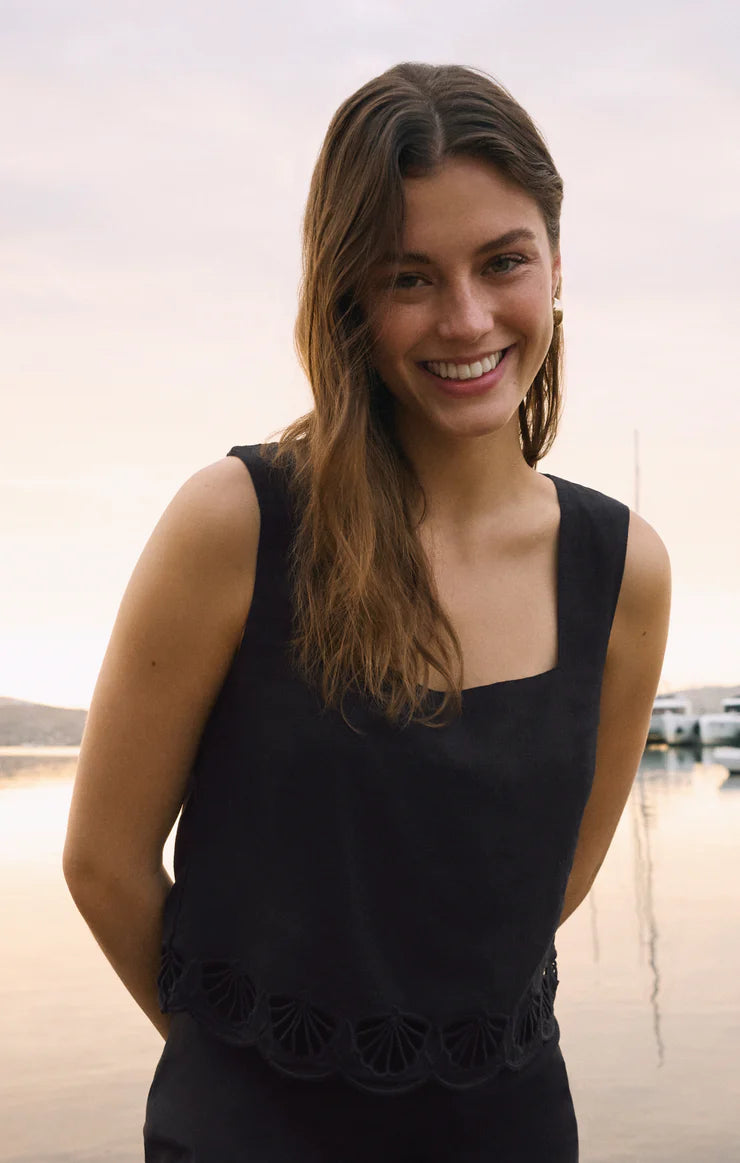 Charlene Embroidered Top
