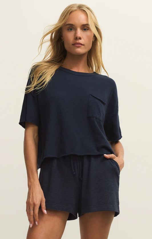 Everyday Pocket Tee- ECLIPSE