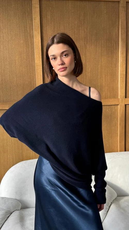 Natalie Sweater- NAVY