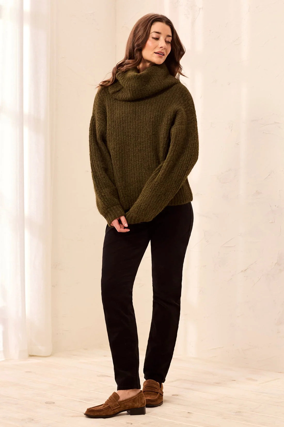 Cheryl Funnel Neck Sweater