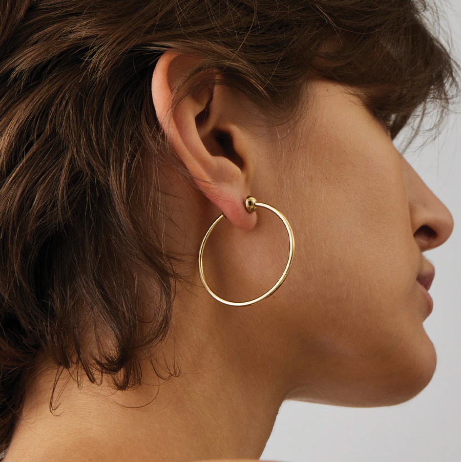Icon Hoops- small-gold